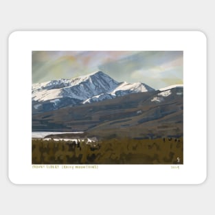 Mount Elbert in Colorado Sticker